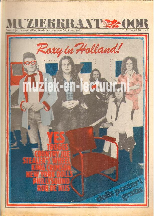 Muziekkrant Oor 1973 nr. 24